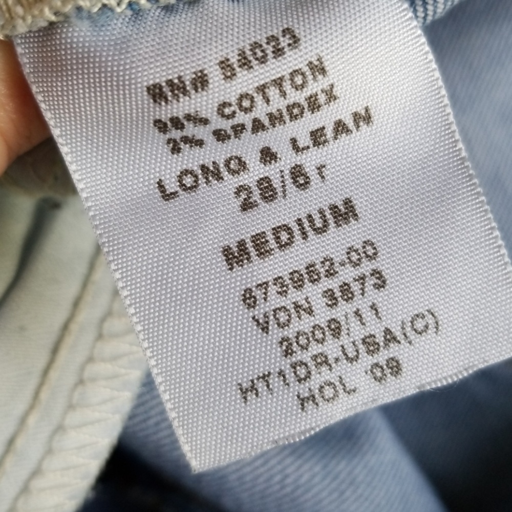 GAP 6 Regular Long and Lean Jeans Medium Denim - Picture 8 of 8